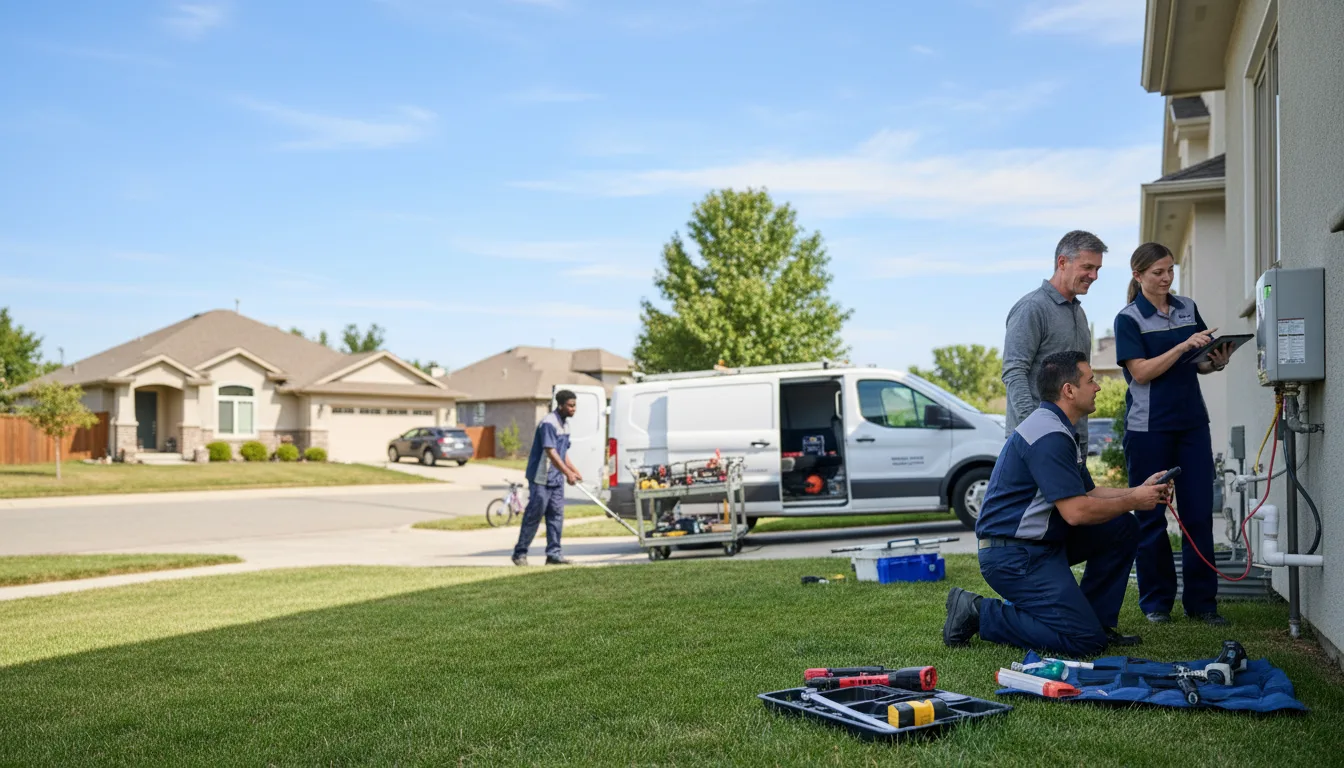 Tankless water heater service in Newark, DE